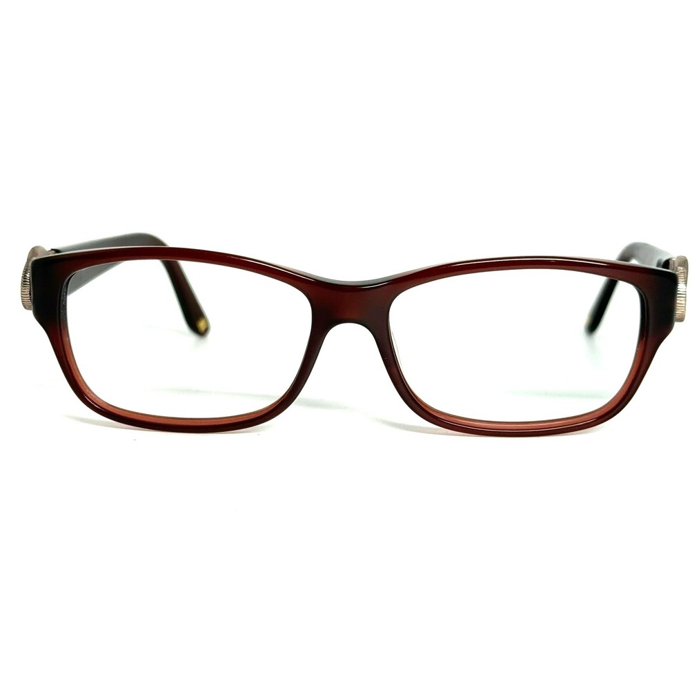 Escada VES299 Eyeglasses Dark Red Burgundy Rectangle‎ Frames 140mm H6427